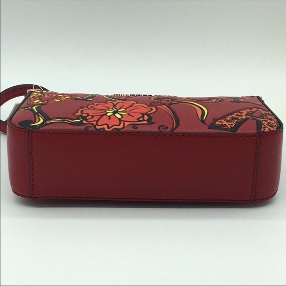 MICHAEL KORS BARCELONA SM ZIP POUCHETTE SCARLET - Picture 6 of 8